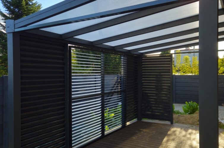 pergole z żaluzjami